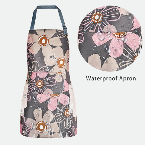 DILLMAN delantal floral material duradero suave para uso diario