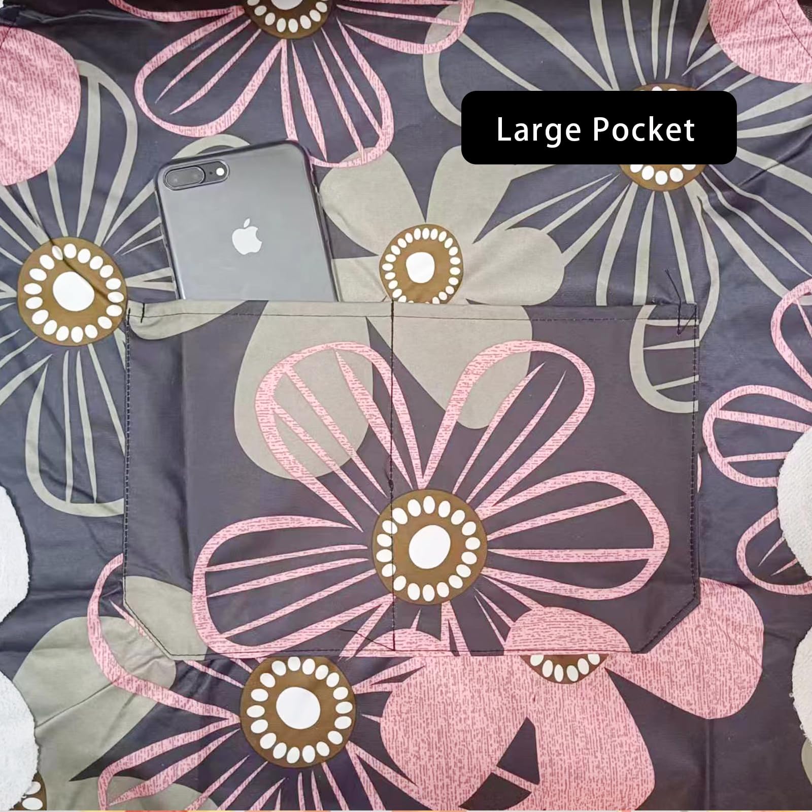 DILLMAN delantal floral paño lateral para secar manos al cocinar