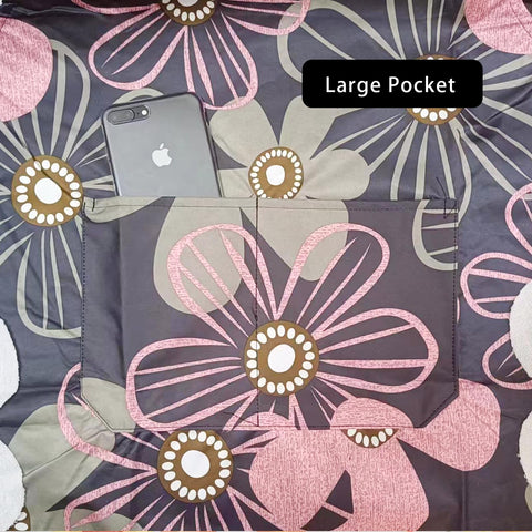 DILLMAN delantal floral paño lateral para secar manos al cocinar