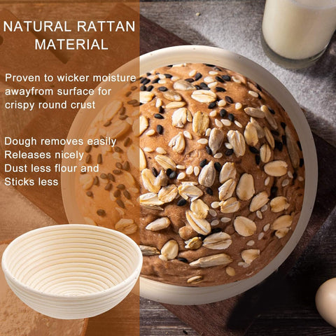 Banetón de mimbre natural Dimpola favorece buena aireación