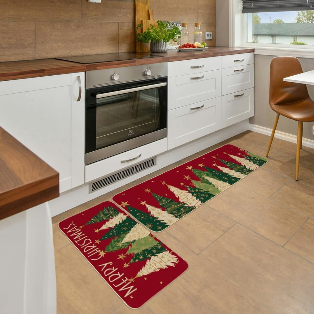 DineDia antideslizante, alfombra de cocina segura alrededor del fregadero
