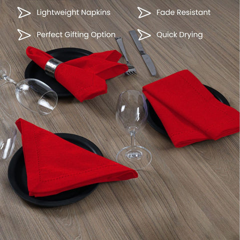 Tacto suave de algodón DineNest, ideal para cenas y reuniones.