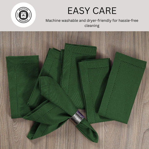 DineNest servilletas verde para uso diario y ocasiones especiales.