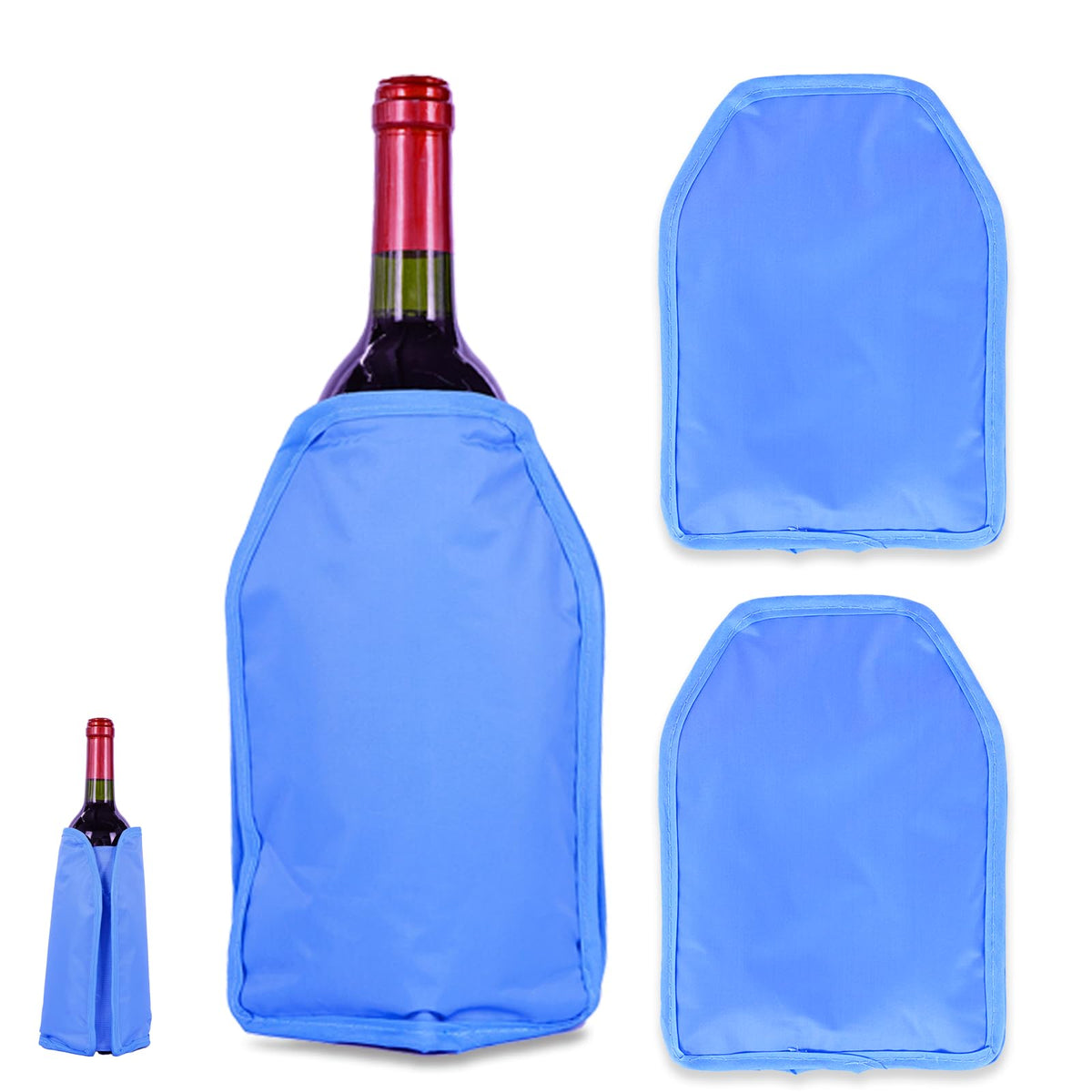 Manga enfriadora de vino DINGCAIDC para mantener bebidas frías sin hielo.