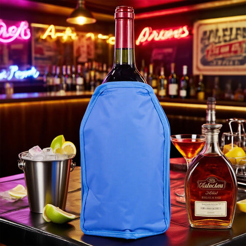 Regalo ideal para amante del vino, conjunto de dos mangas.