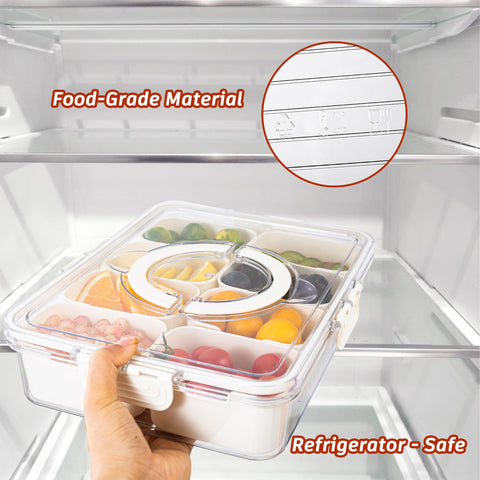 Plato de charcutería portátil de Dingerjar para presentaciones elegantes