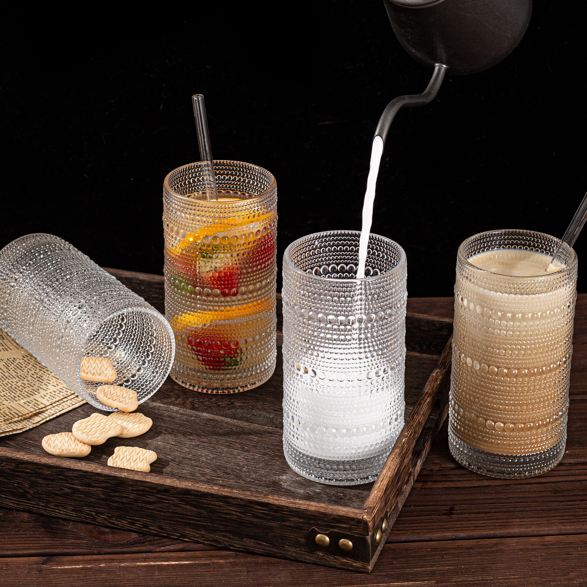 Vasos Dingerjar para uso diario, resistencia y estilo