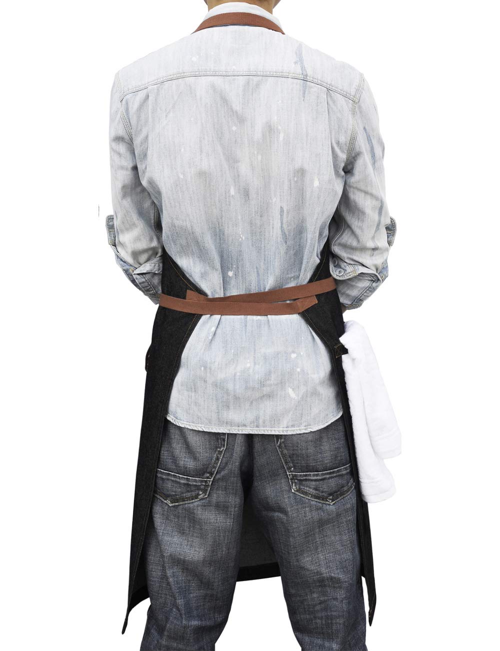 Delantal DingSay Trendy con ajuste de cuello para comodidad diaria.