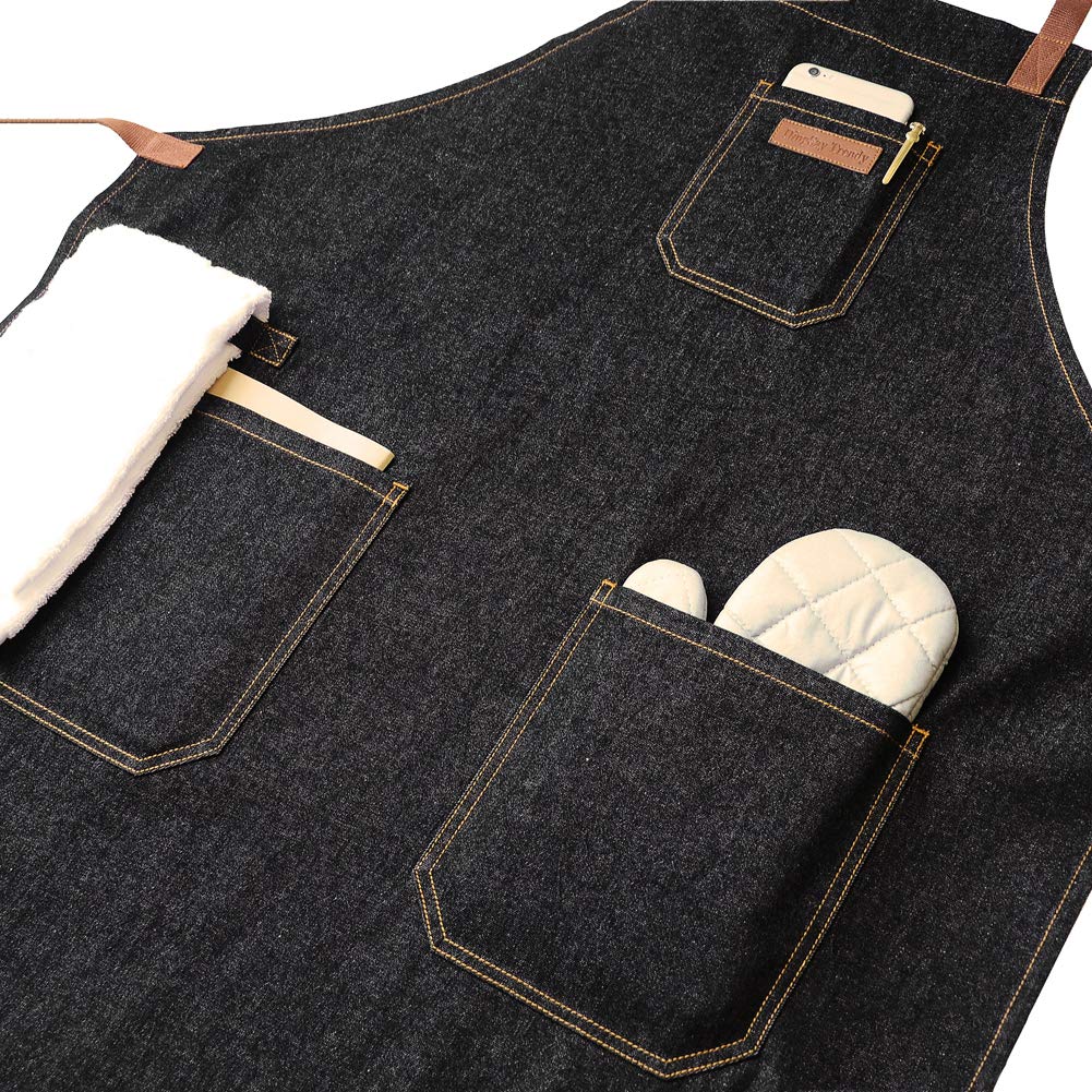 Delantal resistente a manchas para barbacoa DingSay Trendy.