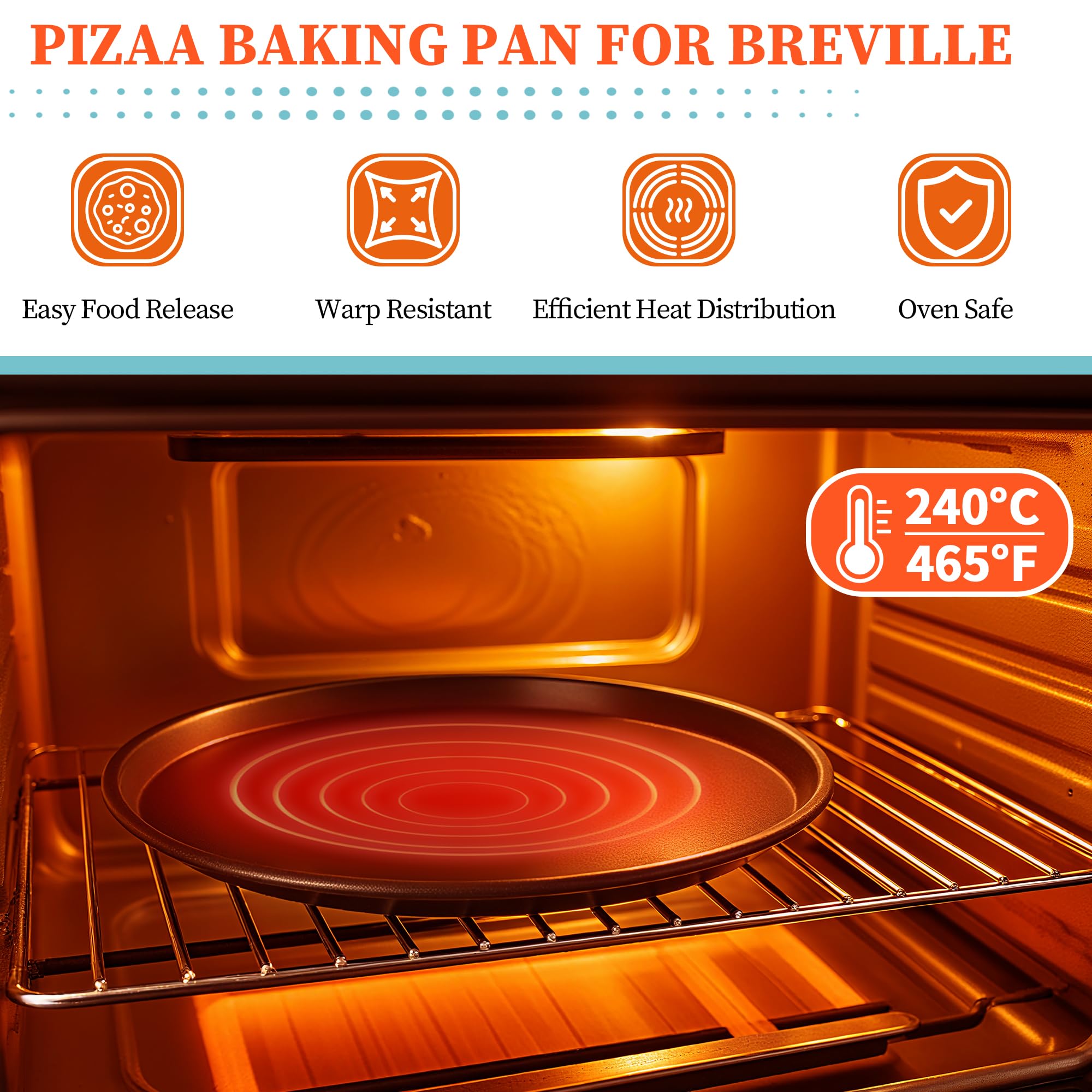 Dinlon pizza pan apto lavavajillas, limpieza rápida.