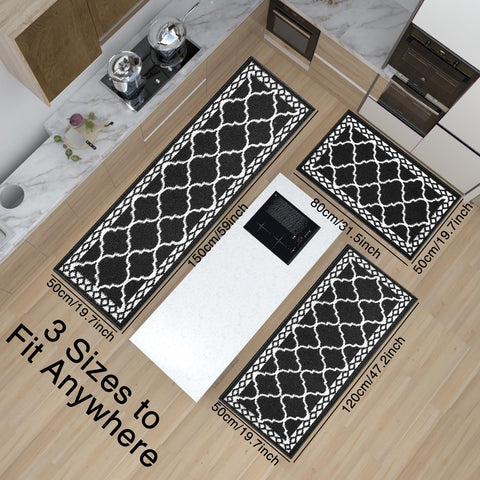 Alfombra de cocina DINSUMRUG para entrada, antideslizante y facil de limpiar.