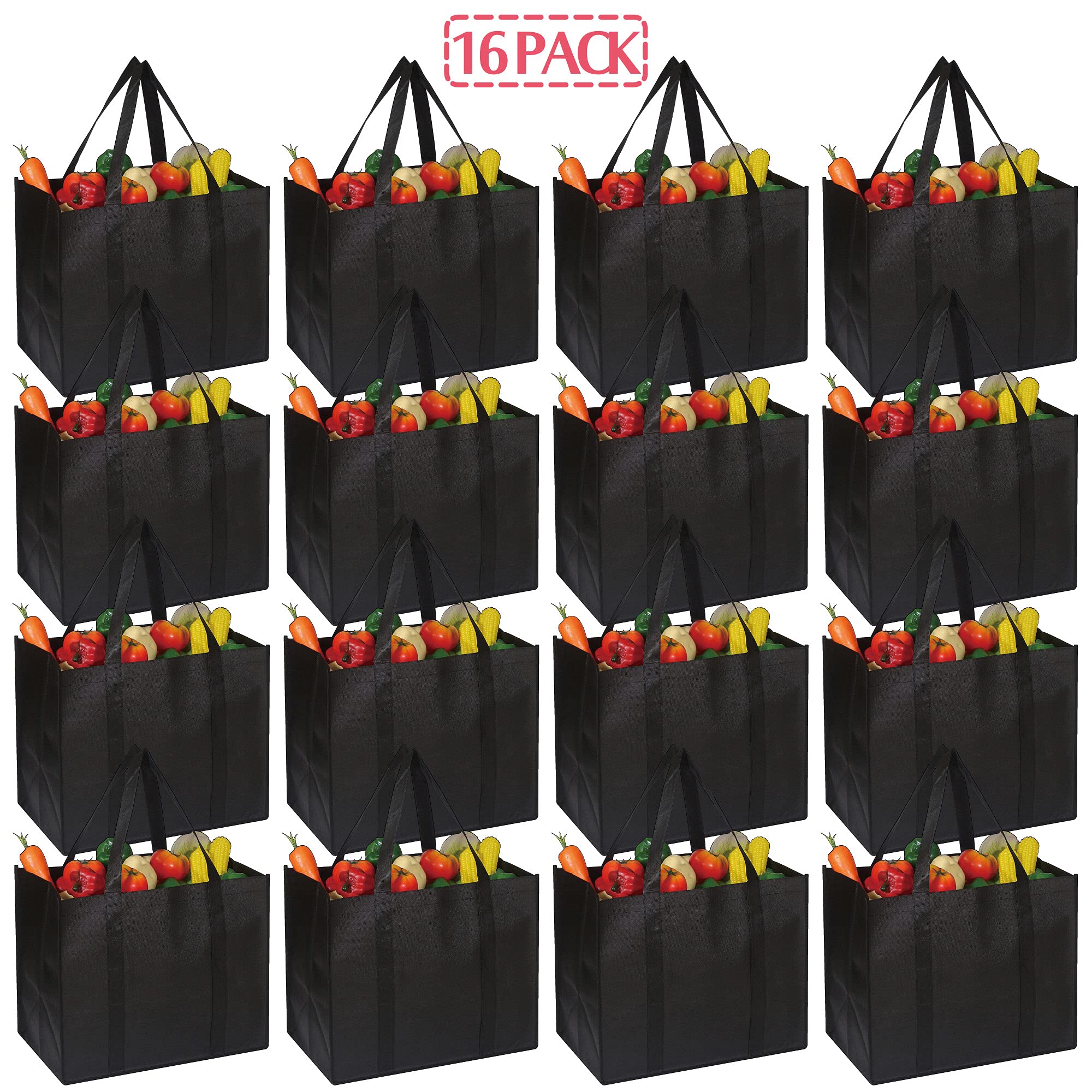 DIOMMELL material duradero de polipropileno 120 g/m², bolsas reutilizables