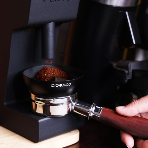 Dioomod dosificador 58mm ergonómico para barista: experiencia profesional en casa.