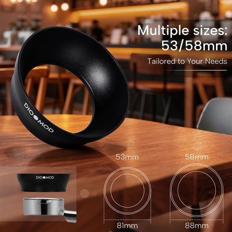 Dioomod dosificador 58mm limpieza rápida: enjuague tras uso.