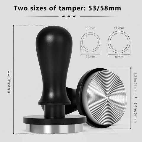 Dioomod mango ergonómico facilita presionar verticalmente para aficionados del café.