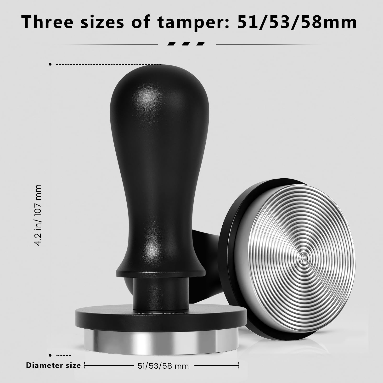 Dioomod tamper base corrugada láser para canales de extracción uniformes