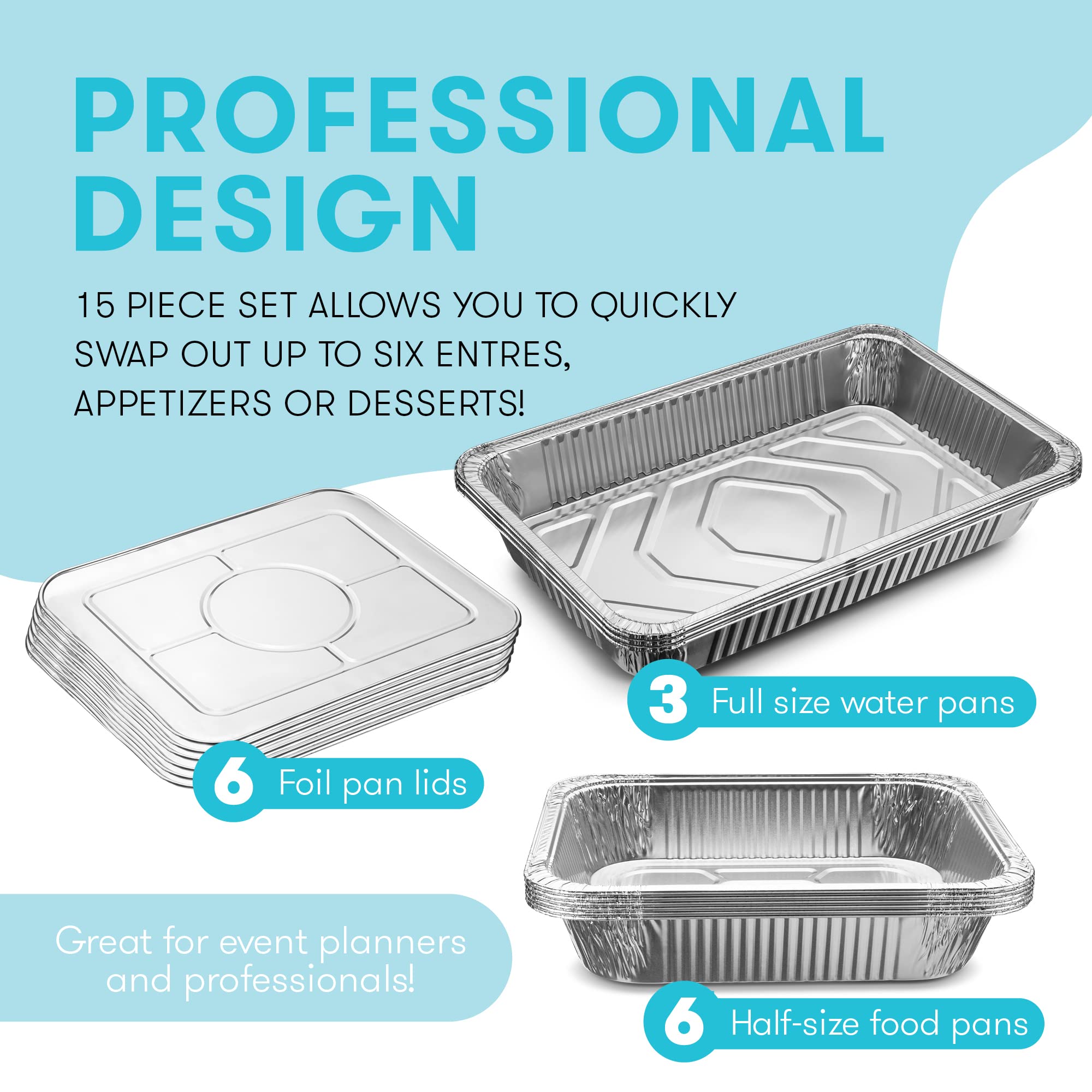 Diplastible tapas de aluminio con cubierta para transporte seguro