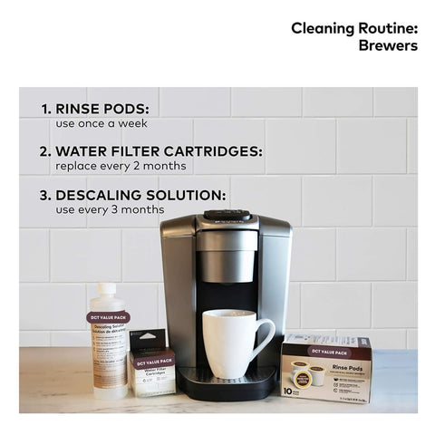 Direct Coffee Tea EST 2019 kit desincrustante cafetera 14 oz para uso diario