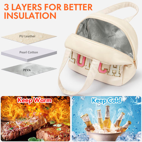 DIRGEE bolsa de almuerzo capacidad 9,4 L para comidas completas