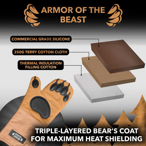 Disc Living Beast Glove ajuste flexible para cualquier mano.