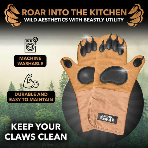 Disc Living Beast Glove lavable a máquina para facilitar el cuidado.