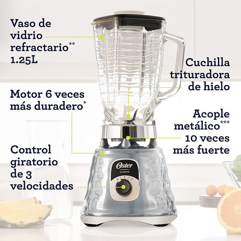 Diseño ergonómico de Oster Original para uso diario