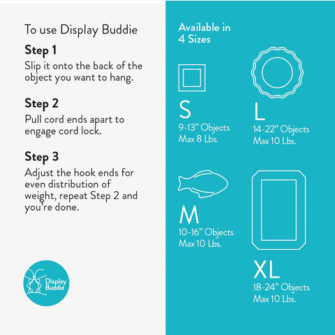 Display Buddie colgante-coleccionable ideal para actualizaciones estacionales.