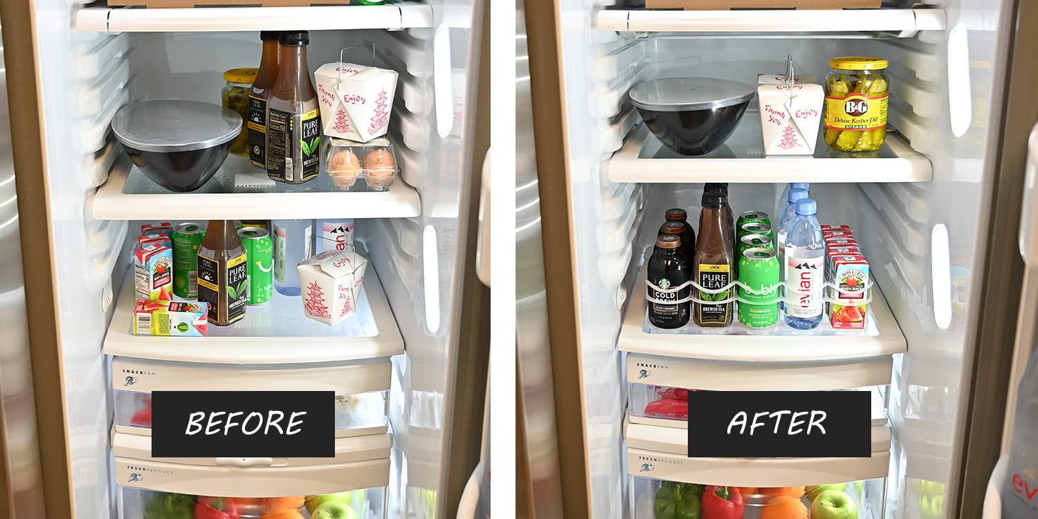 Display Technologies Fridge-Plus estante para latas, facilita ver y reabastecer
