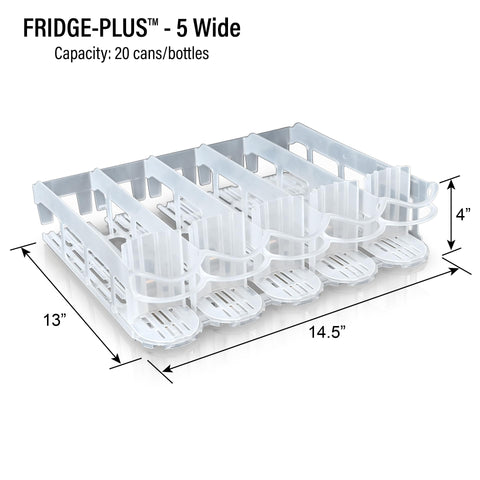 Display Technologies Fridge-Plus organizador de latas, optimiza espacio y evita derrames