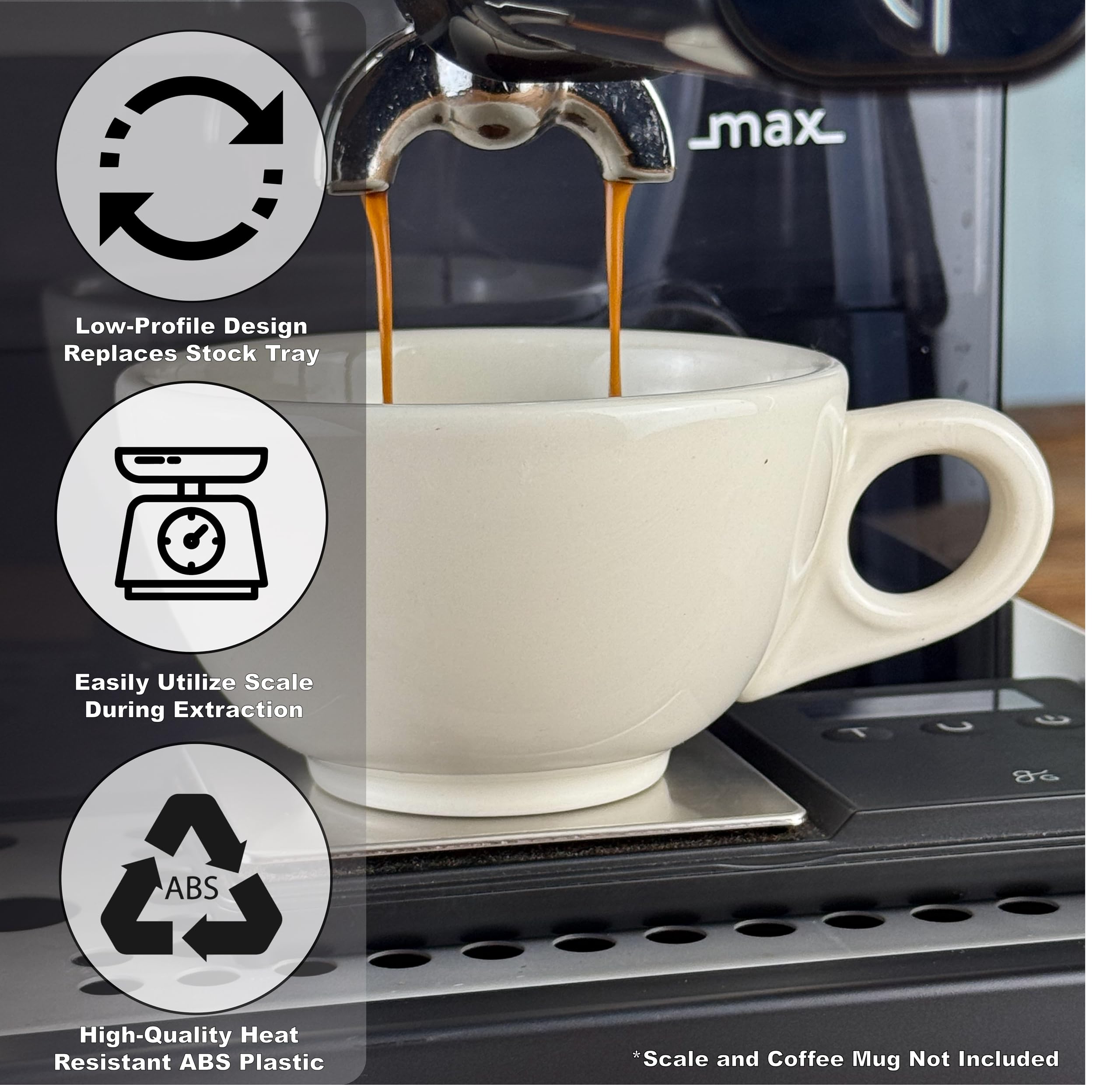 Material plástico resistente al calor de Distro Coffee Labs.