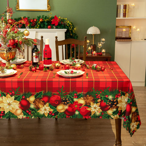 Ambiente navideño con mantel DIVA EN CAMINO DEC