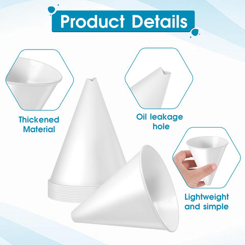 DIVINA VITAE embudo de papel durable para aceite, evita filtraciones.