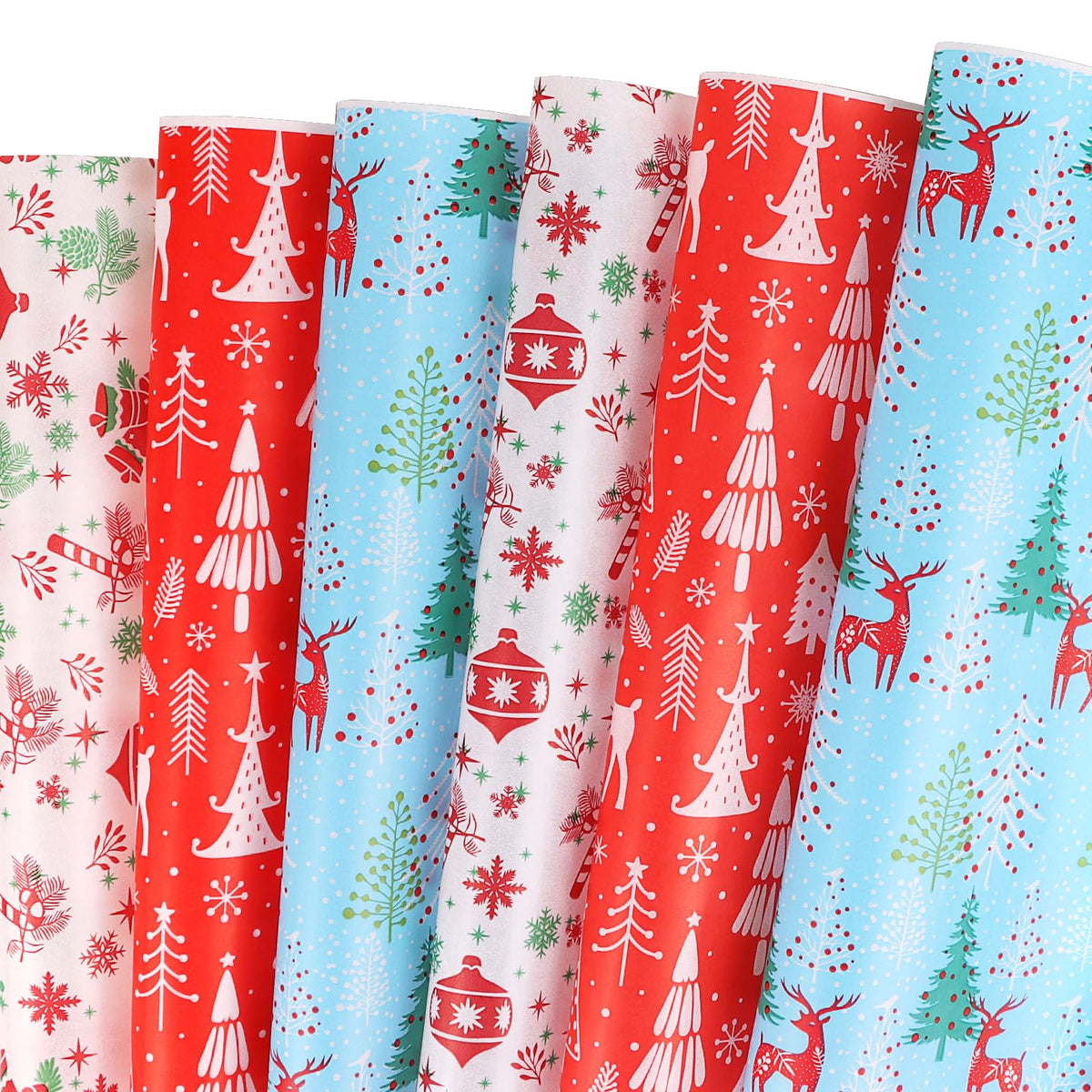DIYASY papel encerado navideño con diseño de dulces, ideal para envolver bocadillos.