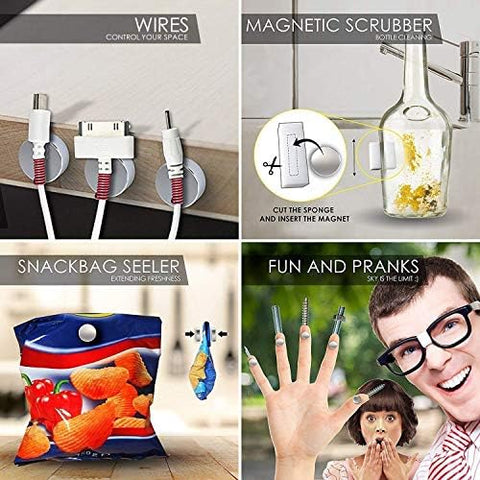 Imanes DIYMAG para artesanías y manualidades con acabado suave de 3 mm.