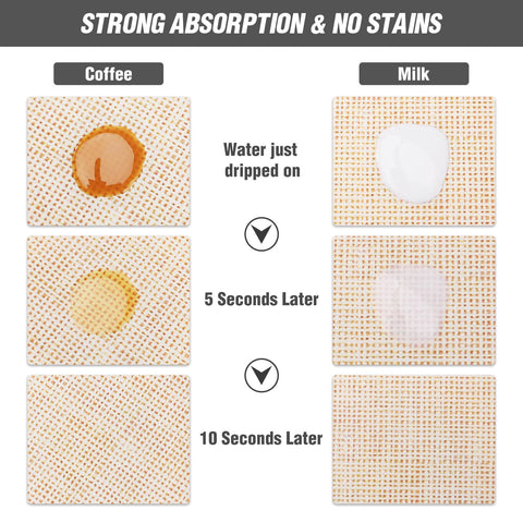 DK177 absorbente para secado rápido de tazas y utensilios.