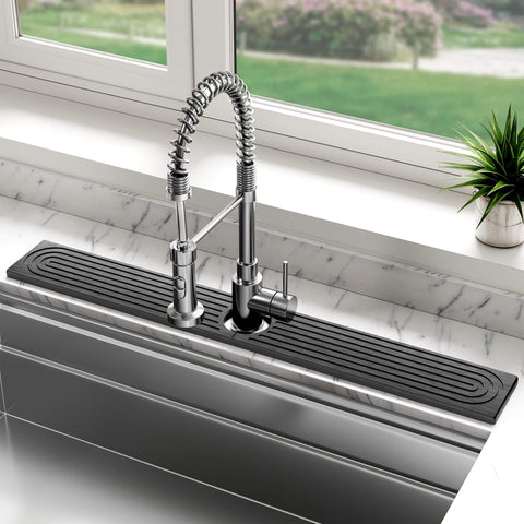 DK177 alfombra de piedra para grifo de cocina: protege la encimera y seca rápidamente.