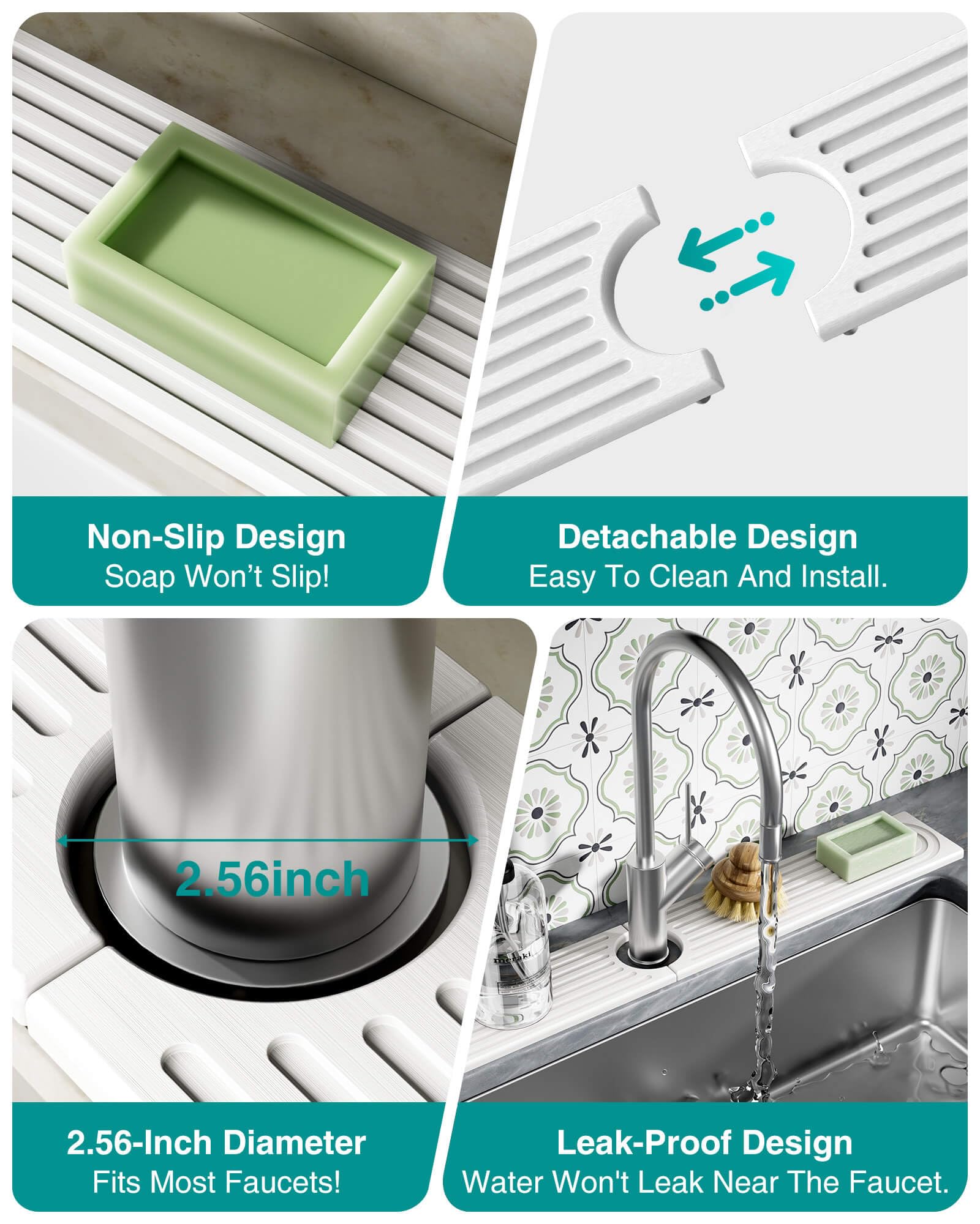 DK177 tapete versátil para cocina y baño con durabilidad.