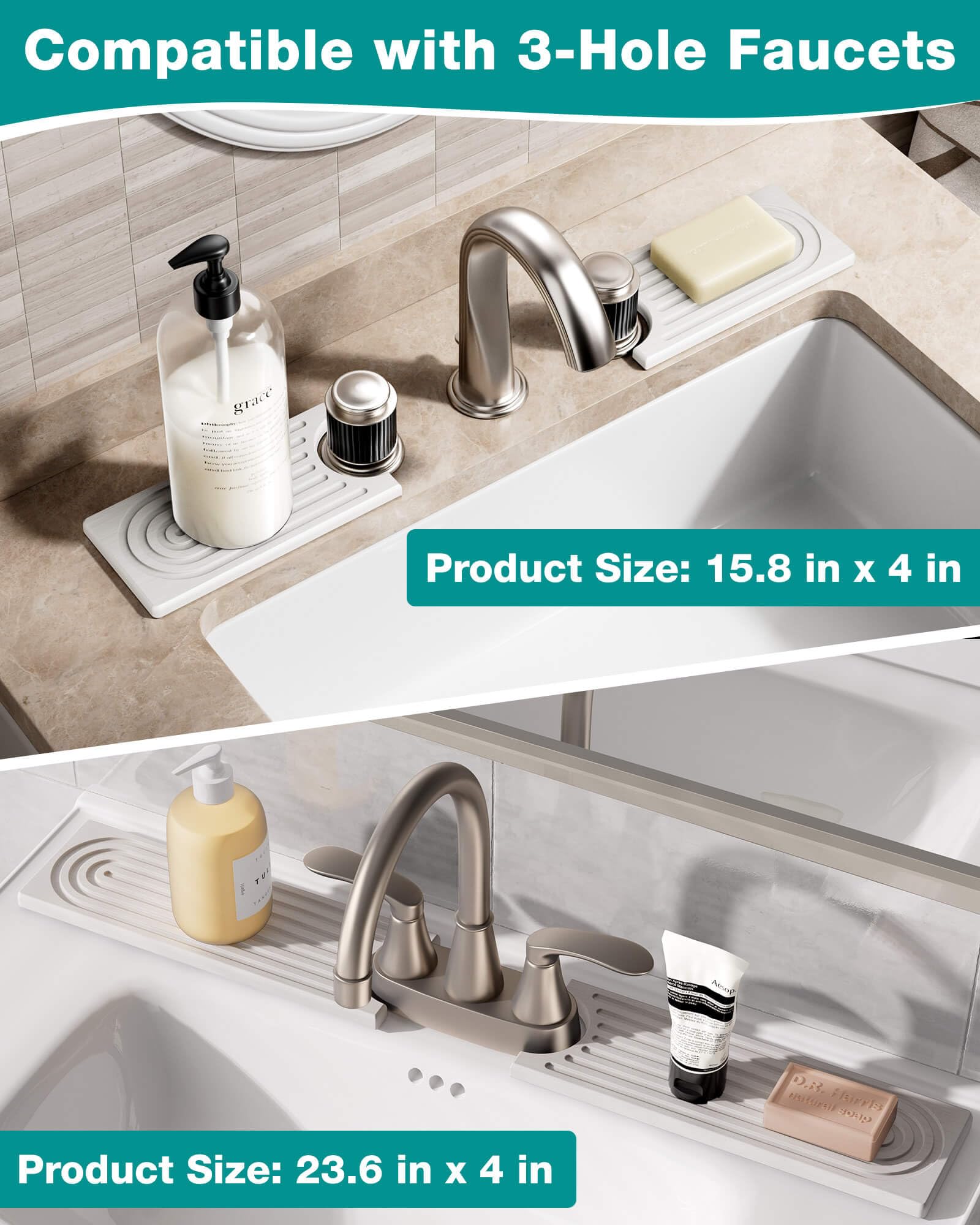 DK177 tapete facilita limpieza y mantenimiento del fregadero.