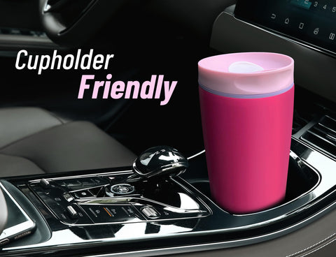 DLOCCOLD tumbler en mano, diseño ergonómico para uso diario.