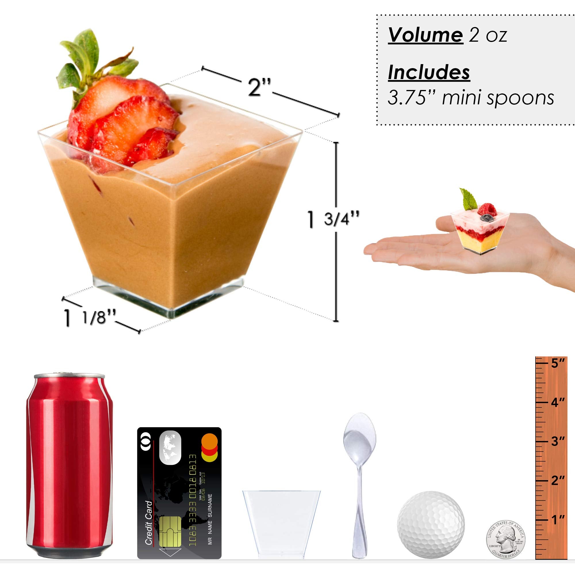 DLux copas apilables reutilizables para ahorro de espacio