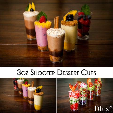 DLux recetario incluido con ideas para degustación y postres fáciles.
