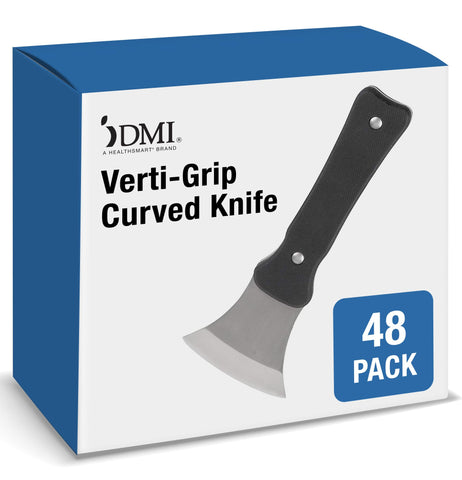 Cuchillo curvo DMI con hoja de acero inoxidable para cortes precisos en carne y verduras