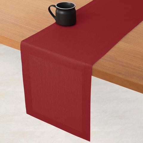 Lino europeo 100% puro en rojo, resistente para uso frecuente de D'Moksha.