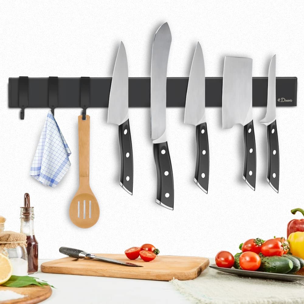 Dmore imán de cuchillos de pared de 16 pulgadas para acceso rápido en la cocina