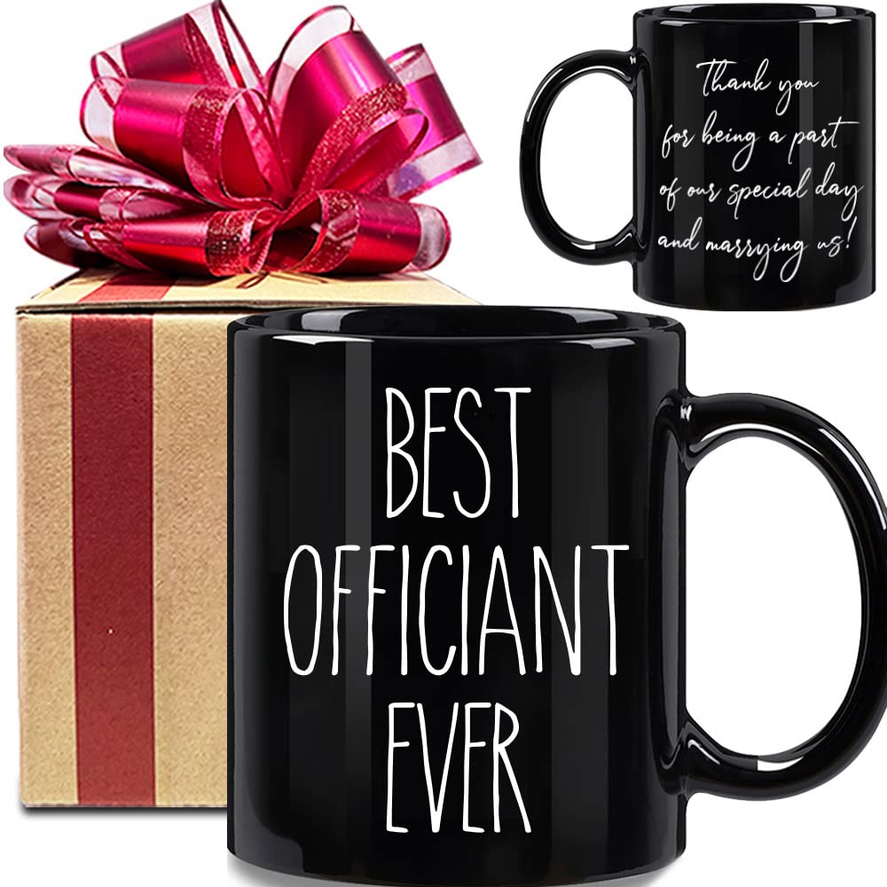 Taza Dnuiyses de oficiante, frente; ideal para agradecer en la boda