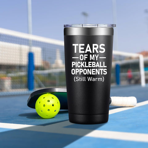 DOEARTE taza 20oz para pickleball, regalo perfecto para cumpleaños o Navidad.