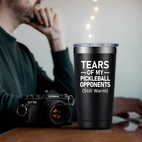DOEARTE taza 20oz para pickleball, uso interior y exterior, resistente y anti sudor.