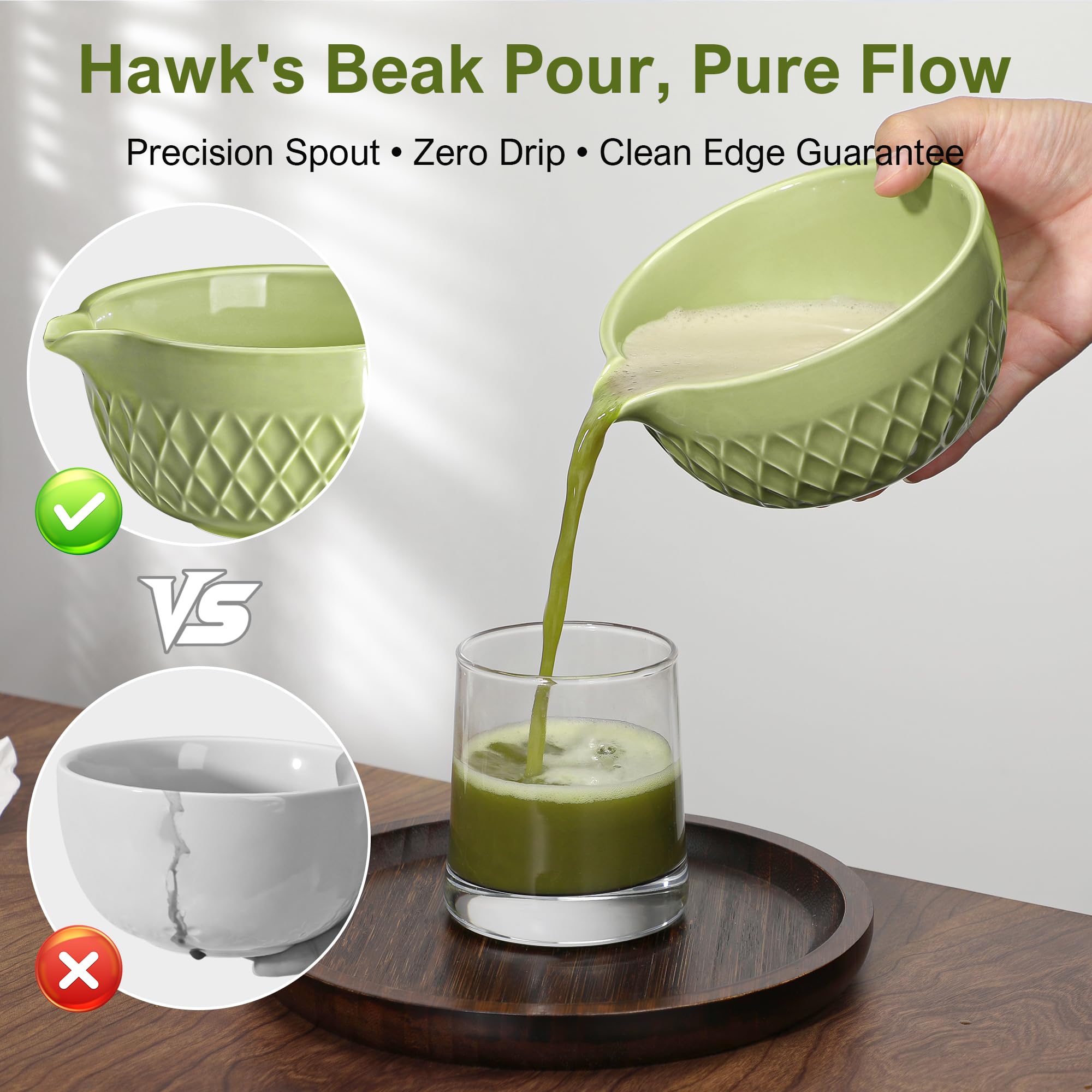Doasuwish Matcha Set: malla filtradora para un té suave y sin fragmentos