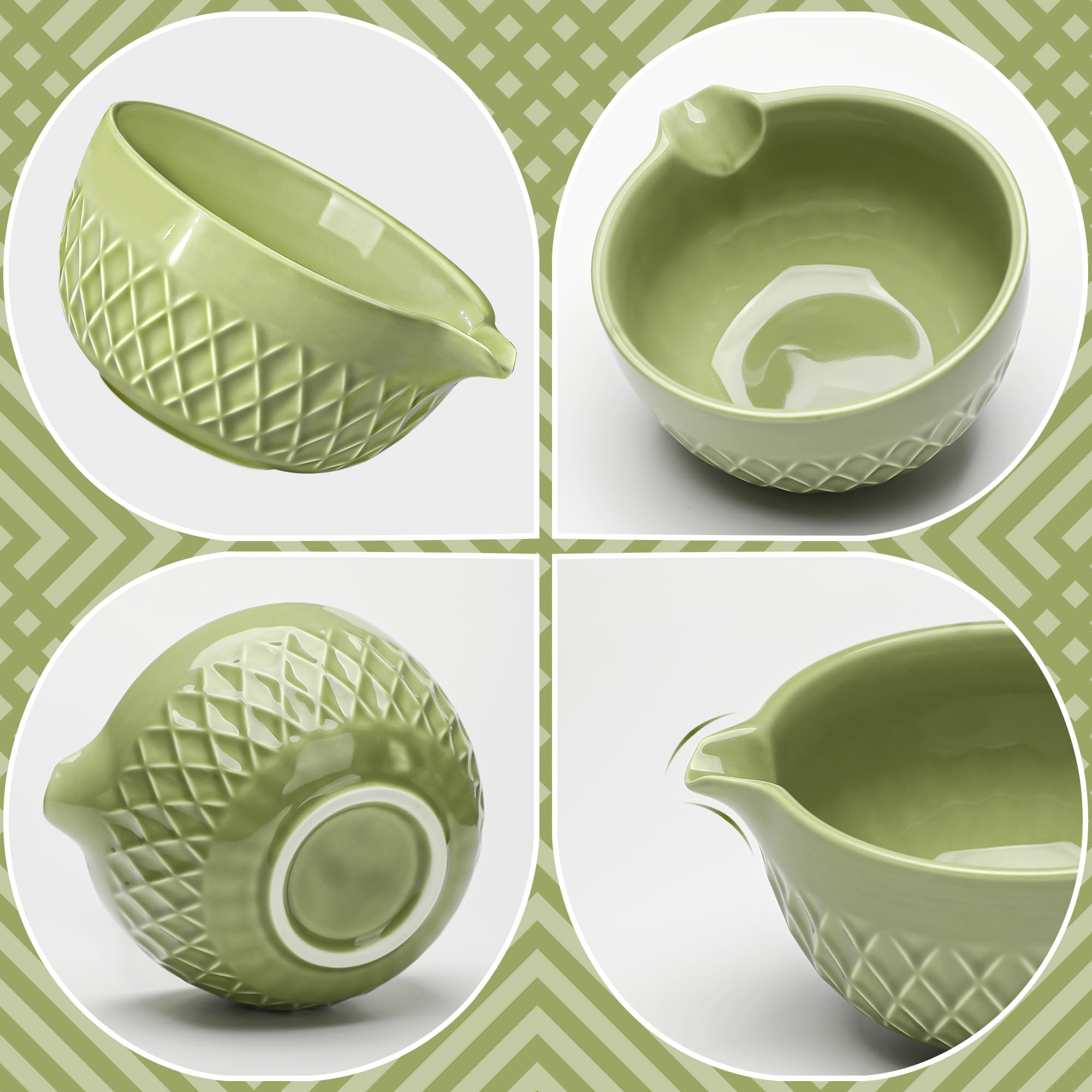 Doasuwish Matcha Set: soporte para chasen que mantiene limpio el área de trabajo