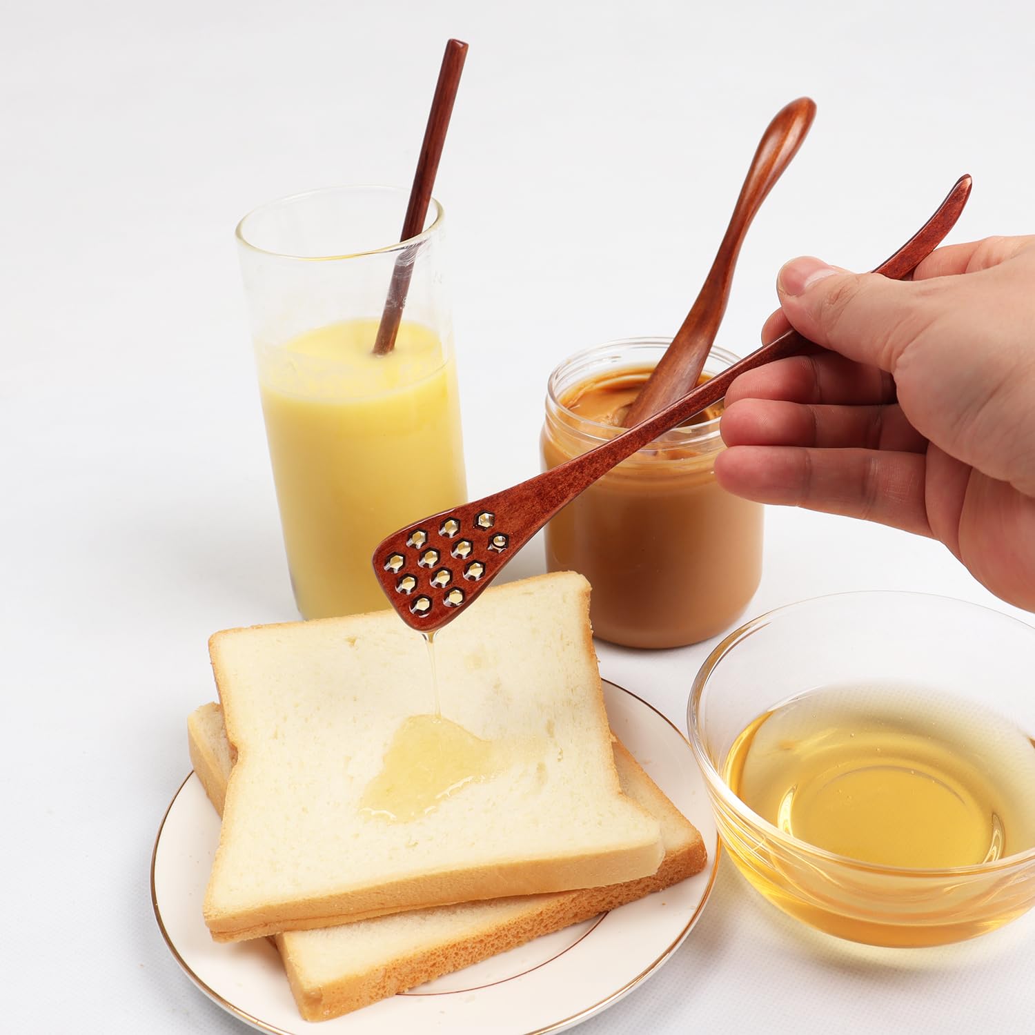 DOBROGOST cucharas de madera para café y bebidas